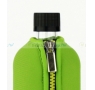 DORAS Üvegkulacs (üvegpalack) neonzöld színű neoprén huzattal - 700 ml