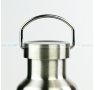 DORAS Retro termosz mozgatható füllel - Szálcsiszolt rozsdamentes acél - 500 ml