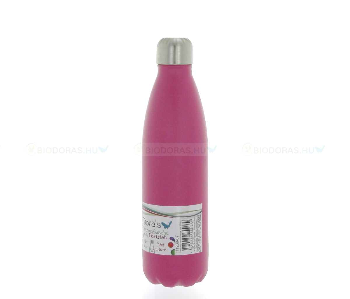 DORAS Termosz - Rozsdamentes acél - Rózsaszín - 500 ml