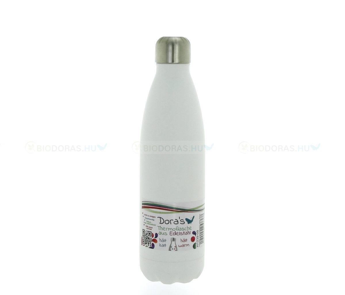 DORAS Termosz - Rozsdamentes acél - Fehér - 500 ml