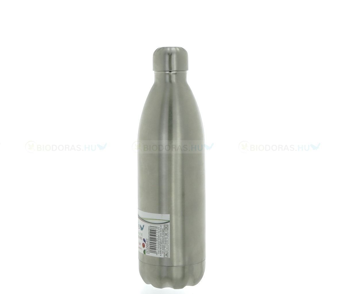 DORAS Termosz - Szálcsiszolt rozsdamentes acél - 750 ml