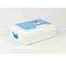 BIODORA Bioműanyag uzsonnás doboz, festett jegesmedve mintával - 19 x 12,2 cm