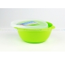 BIODORA Bioműanyag ételtároló doboz neonzöld színben, szilikonos műanyag tetővel - 1000 ml