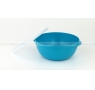 BIODORA Bioműanyag ételtároló doboz kék színben, szilikonos műanyag tetővel - 2000 ml