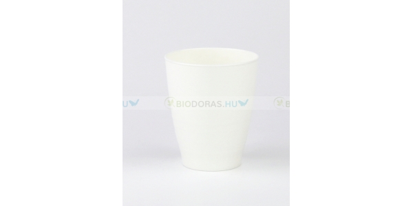 BIODORA Bioműanyag pohár fehér színben - 250 ml