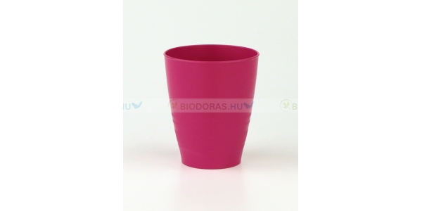 BIODORA Bioműanyag pohár magenta színben - 250 ml