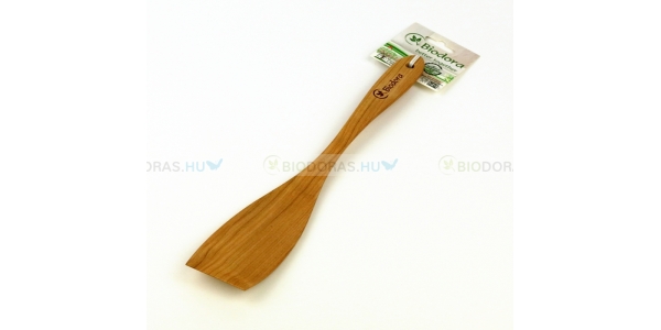 BIODORA Fakanál (spatula) natúr cseresznyefából - 30 cm