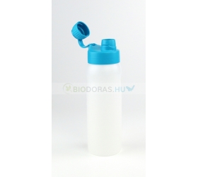 BIODORA-Biomuanyag-kulacs-(sportpalack)-visszazarhato-kupakkal-feher-turkizkek-szinben---500-ml