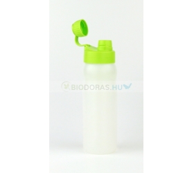 BIODORA-Biomuanyag-kulacs-(sportpalack)-visszazarhato-kupakkal-feher-neonzold-szinben---500-ml