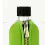 DORAS Üvegkulacs (üvegpalack) neonzöld színű neoprén huzattal - 500 ml