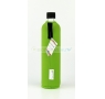 DORAS Üvegkulacs (üvegpalack) neonzöld színű neoprén huzattal - 500 ml