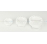 BIODORA Bioműanyag ravioli készítő szett (3db), fehér színben - Átmérő: 6 cm, 8 cm, 10 cm