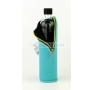 DORAS Üvegkulacs (üvegpalack) türkizkék színű neoprén huzattal - 500 ml