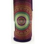 DORAS Üvegkulacs (üvegpalack) lila alapon, mandala mintás neoprén huzattal - 500 ml
