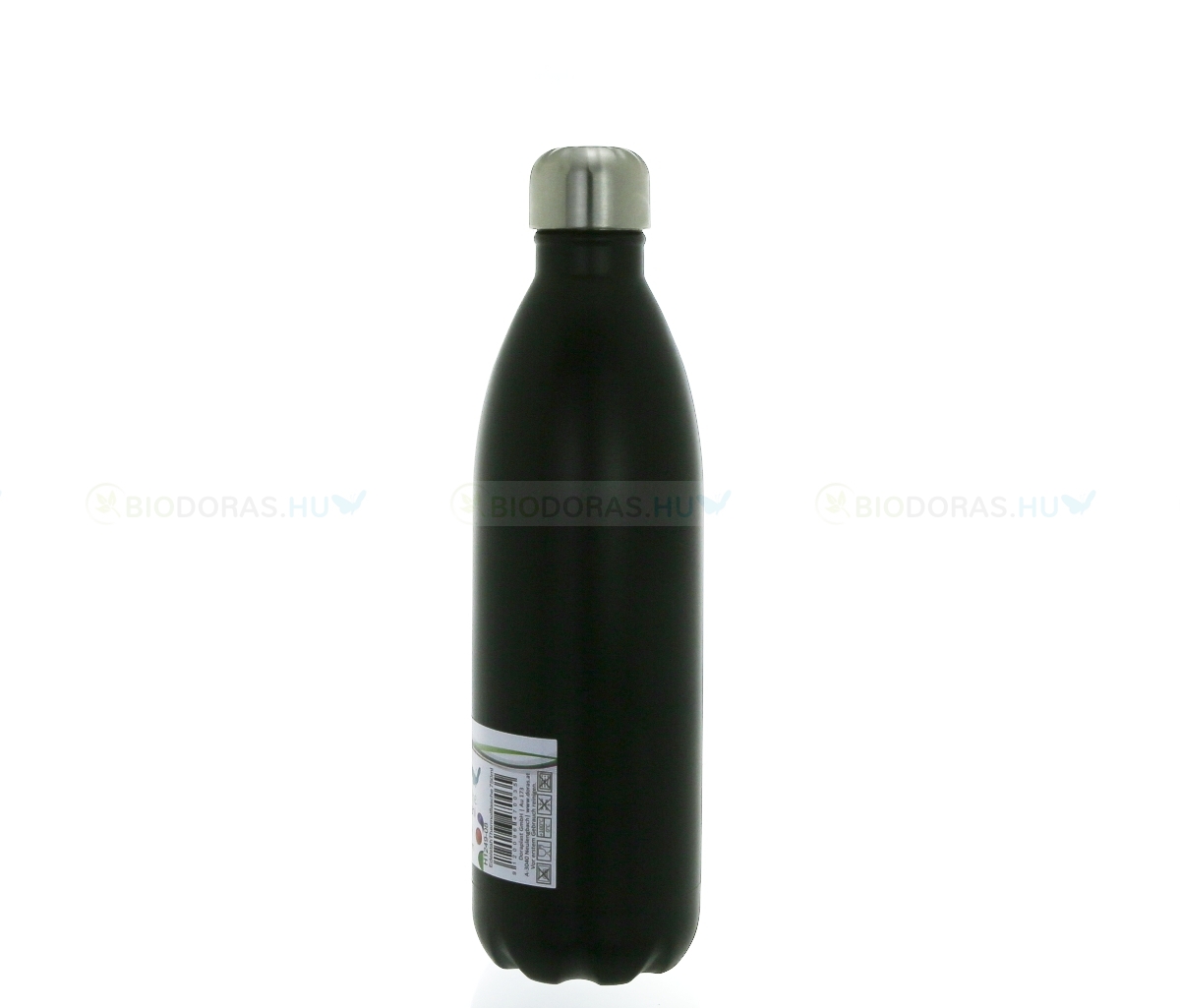 DORAS Termosz - Rozsdamentes acél - Fekete - 750 ml