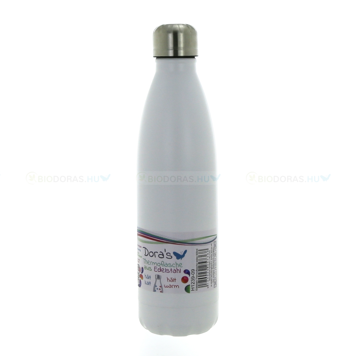DORAS Cica mintás termosz, 7 színben rendelhető, 500 ml (0011)