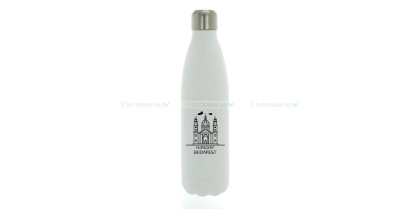 DORAS Budapest-Bazilika mintás termosz, 7 színben rendelhető, 500 ml