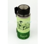 DORAS Teás és kávés üvegtermosz, szűrővel, kifordítható neoprén huzattal, csavaros zárókupakkal - 300 ml